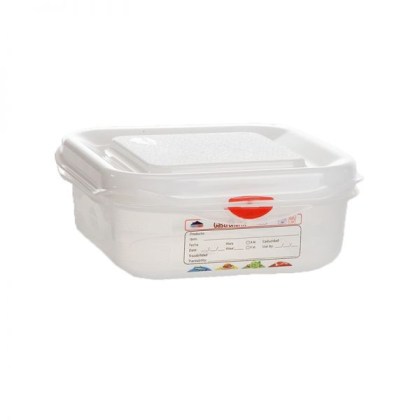 alfa-1604-43yekK-0 ΔΟΧΕΙΟ ΤΡΟΦΙΜΩΝ PP GN 1/6-10 HCM ΜΕ ΚΑΠΑΚΙ