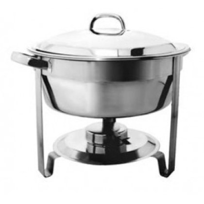 alfa-1875-23CM2w-0 ΜΠΕΝ MΑΡΙ INOX ΣΤΡΟΓΓΥΛΟ ΜΕ INOX ΚΑΠΑΚΙ 4,7LT