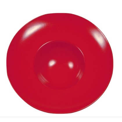 alfa-3626-2KaalE-0 ΠΙΑΤΟ ΣΤΡΟΓΓΥΛΟ ΣΠΑΓΓΕΤΙ ΚΟΚΚΙΝΟ Ø25 CM 6 TEMAXIA