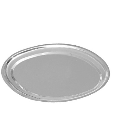 alfa-3772-04ENVn-0 ΠΙΑΤΕΛΑ ΟΒΑΛ ΙΝΟΧ 27X39 CM