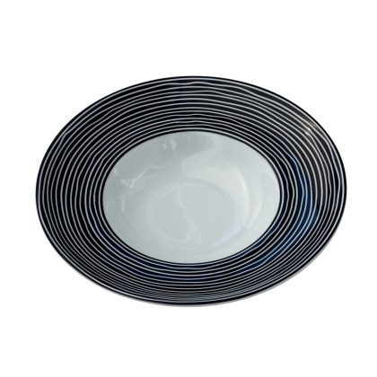 alfa-538-4lx5rb-0 ΠΙΑΤΟ ΣΠΑΓΓΕΤΙ ΜΑΥΡΗ ΡΙΓΑ Ø27 CM 1 ΤΕΜΑΧΙΟ