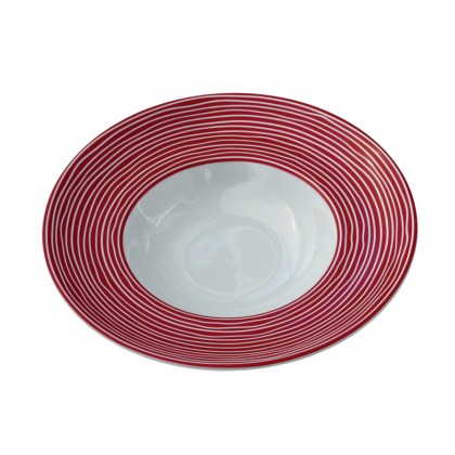 alfa-539-3ccMVe-0 ΠΙΑΤΟ ΣΠΑΓΓΕΤΙ ΚΟΚΚΙΝΗ ΡΙΓΑ Ø27 CM 1 ΤΕΜΑΧΙΟ