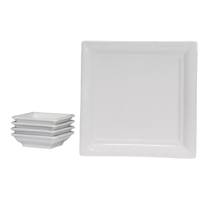 alfa-845-2XUx2W-0 ΠΙΑΤΕΛΑ ΤΕΤΡΑΓΩΝΗ 23X23 CM 12 ΤΕΜΑΧΙΑ