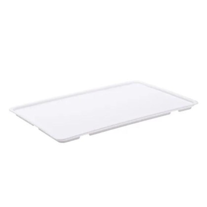 alfa-8865-0URLCz-0 ΚΑΠΑΚΙ ΓΙΑ ΛΕΚΑΝΗ ΤΡΟΦΙΜΩΝ ARAVEN 60X40X10HCM ΛΕΥΚΟ